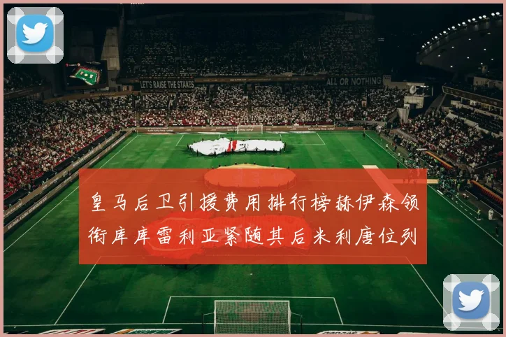 皇马后卫引援费用排行榜赫伊森领衔库库雷利亚紧随其后米利唐位列第三